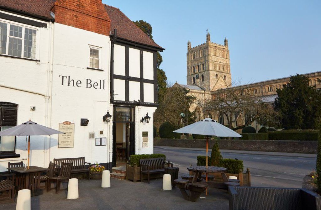 Bell Hotel By Greene King Inns Tewkesbury Dış mekan fotoğraf
